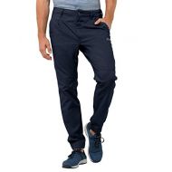 Jack Wolfskin Mens Blue Lake Cuffed Pants Organic Cotton Travel Pants