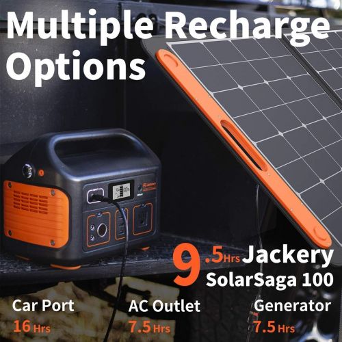  [아마존 핫딜] [아마존핫딜]Jackery Portable Power Station Explorer 500, 518Wh Outdoor Mobile Lithium Battery Pack with 110V/500W AC Outlet, Solar-Ready Generator (Solar Panel Optional) RV Battery CPAP Power