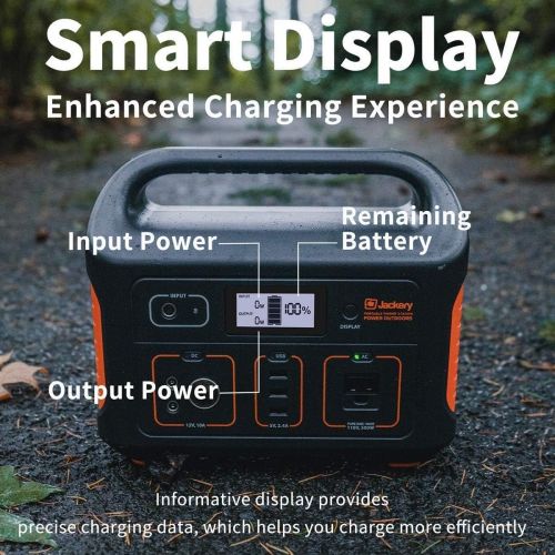  [아마존 핫딜] [아마존핫딜]Jackery Portable Power Station Explorer 500, 518Wh Outdoor Mobile Lithium Battery Pack with 110V/500W AC Outlet, Solar-Ready Generator (Solar Panel Optional) RV Battery CPAP Power