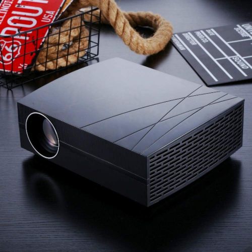  JackeyLove HD Mini Projector, Support 1080P Full HD, Compatible with SDTVEDTVHDTV, NTSC, PALSECAM, Android 6.0 Home Theater Projector