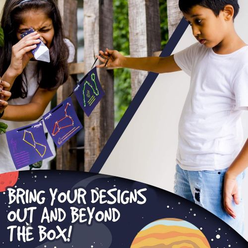  [아마존베스트]jackinthebox Space Educational Stem Toy | Includes 6 Fun Projects That Range from Arts and Crafts to Science | Ideal Space Gift for Boys and Girls Aged 6,7,8,9,10 Year Old