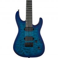 Jackson},description:The 25.5 in.-scale 7-string DK7Q HT has an alder body with quilt maple top, bolt-on maple neck with smooth hand-rubbed urethane gel finish and rock-solid graph