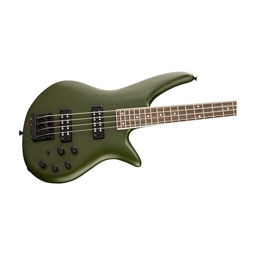  Jackson X Series Spectra Bass SBX IV, Matte Army Drab, Laurel Fingerboard