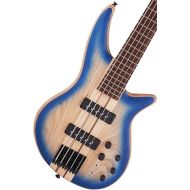 Jackson Pro Series 5-String Spectra Bass SBA V, Blue Burst, Caramelized Jatoba Fingerboard