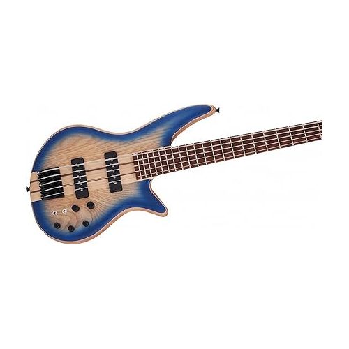  Jackson Pro Series 5-String Spectra Bass SBA V, Blue Burst, Caramelized Jatoba Fingerboard