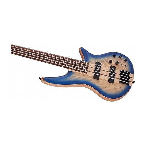  Jackson Pro Series 5-String Spectra Bass SBA V, Blue Burst, Caramelized Jatoba Fingerboard