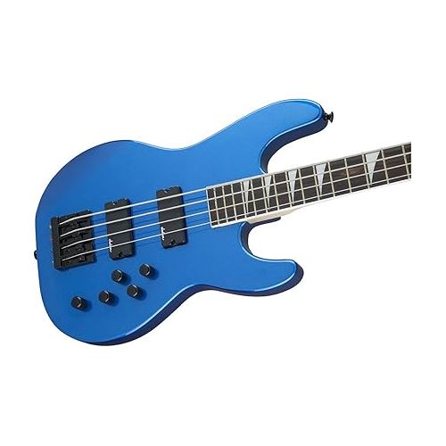  Jackson JS Series Concert Bass JS3, Metallic Blue, Amaranth Fingerboard