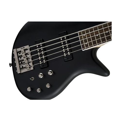  Jackson JS Series 5-String Spectra Bass JS3V, Satin Black, Laurel Fingerboard