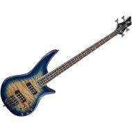 Jackson JS Series Spectra Bass JS3Q, Amber Blue Burst, Laurel Fingerboard