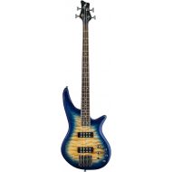 Jackson JS Series Spectra Bass JS3Q, Amber Blue Burst, Laurel Fingerboard