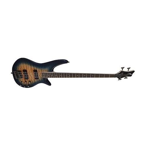  Jackson JS Series Spectra Bass JS3Q, Amber Blue Burst, Laurel Fingerboard