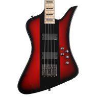 Jackson David Ellefson X Series Signature Kelly Bird IV Bass Guitar - Red Stripe