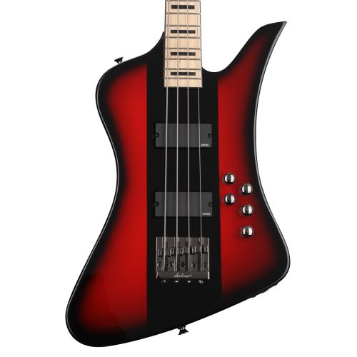  Jackson David Ellefson X Series Signature Kelly Bird IV Bass Guitar - Red Stripe