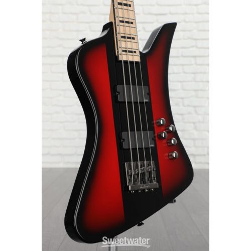  Jackson David Ellefson X Series Signature Kelly Bird IV Bass Guitar - Red Stripe