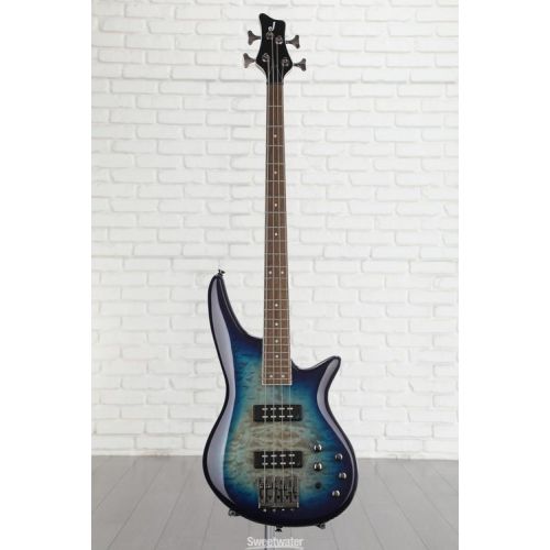  Jackson Spectra JS3Q Bass Guitar - Amber Blue Burst