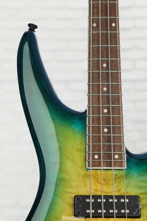  Jackson X Series Spectra Bass SBXQ IV - Amber Blue Burst