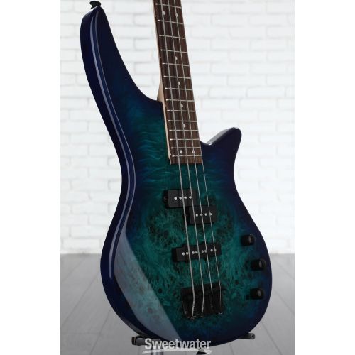  Jackson JS Series Spectra JS2P IV Electric Bass - Blue Burst