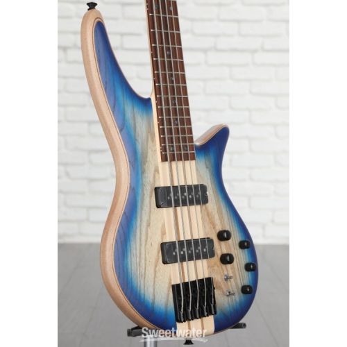  Jackson Pro Series Spectra Bass SB V Poplar Burl - Blue Burst