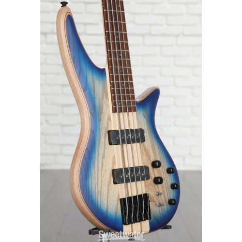  Jackson Pro Series Spectra Bass SB V Poplar Burl - Blue Burst