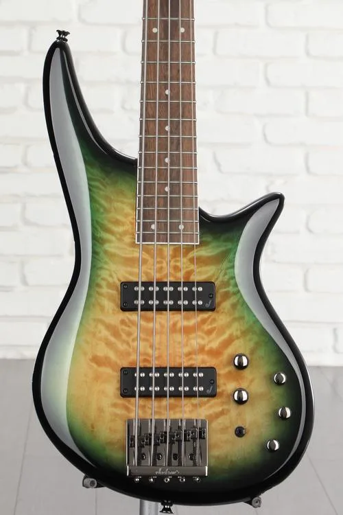 Jackson Spectra JS3QV Bass Guitar - Alien Burst