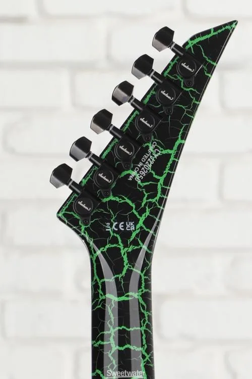  Jackson Pro Series Signature Brandon Ellis Kelly Electric Guitar - Green Crackle Demo