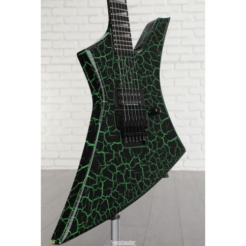  Jackson Pro Series Signature Brandon Ellis Kelly Electric Guitar - Green Crackle Demo