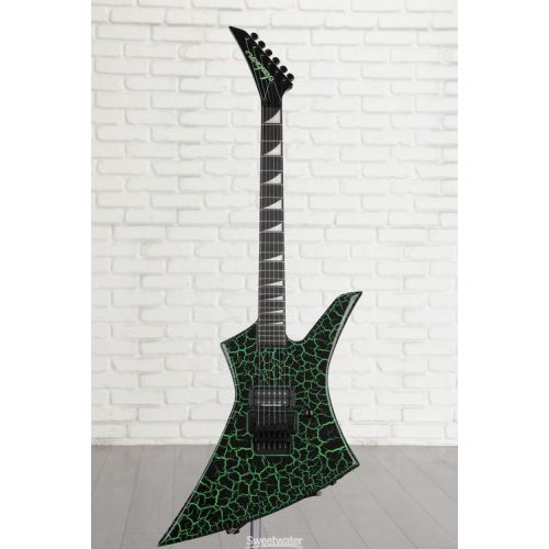  Jackson Pro Series Signature Brandon Ellis Kelly Electric Guitar - Green Crackle Demo