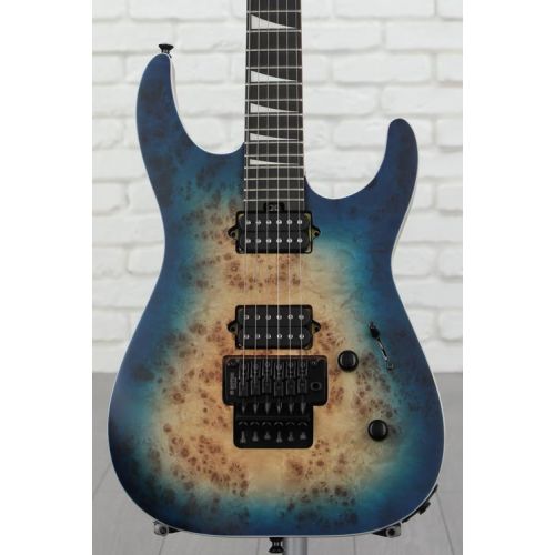  Jackson MJ Series Dinky DKRP Electric Guitar - Transparent Blue Burst Demo