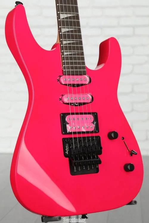  Jackson X Series Dinky DK3XR HSS Electric Guitar - Neon Pink Demo