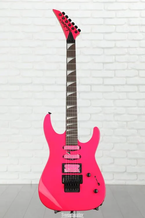  Jackson X Series Dinky DK3XR HSS Electric Guitar - Neon Pink Demo