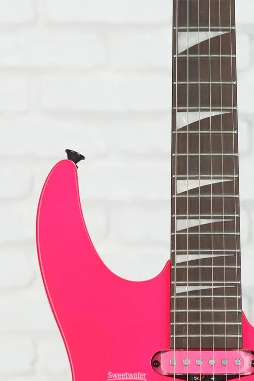  Jackson X Series Dinky DK3XR HSS Electric Guitar - Neon Pink Demo