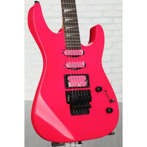  Jackson X Series Dinky DK3XR HSS Electric Guitar - Neon Pink Demo