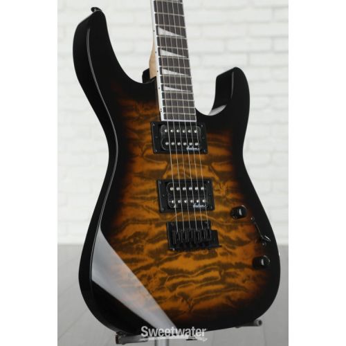  Jackson Dinky JS20 DKQ Electric Guitar - Tobacco Burst