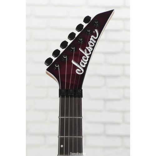  Jackson Pro Plus Series Dinky DKAQ Electric Guitar - Transparent Purple Burst Used