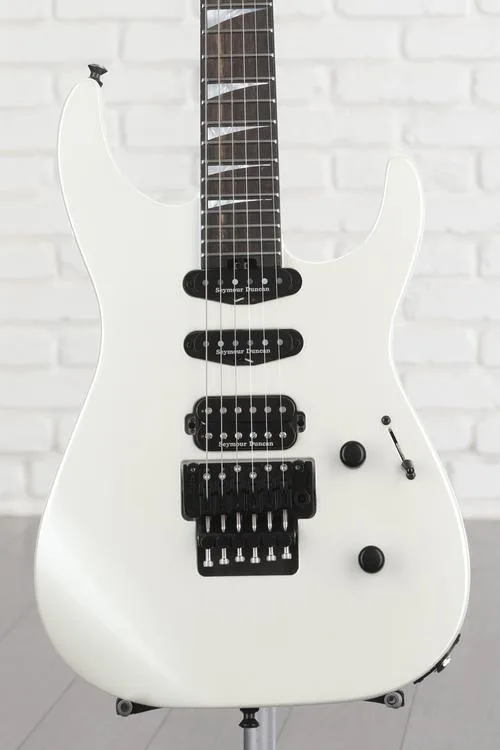 Jackson American Series Soloist SL3 Electric Guitar - Platinum Pearl Demo