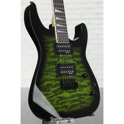  Jackson Dinky JS20 DKQ Electric Guitar - Transparent Green