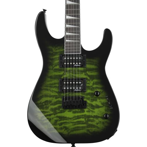  Jackson Dinky JS20 DKQ Electric Guitar - Transparent Green