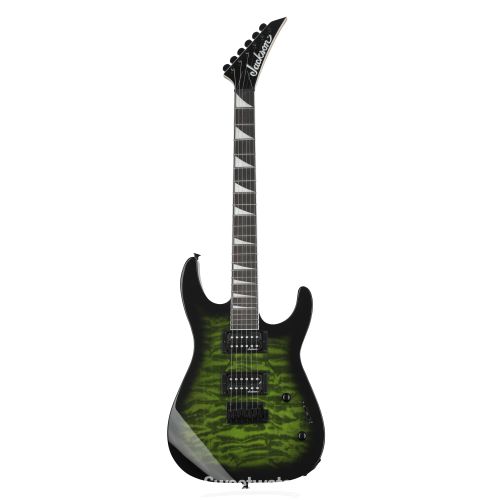  Jackson Dinky JS20 DKQ Electric Guitar - Transparent Green