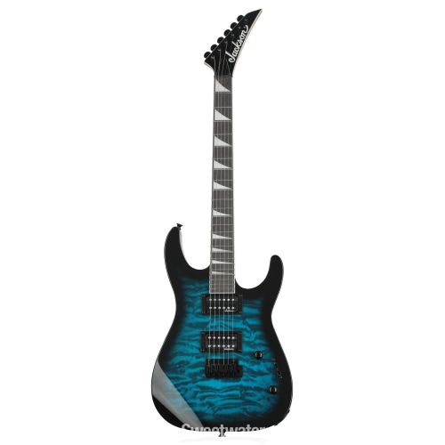  Jackson Dinky JS20 DKQ Electric Guitar - Transparent Blue