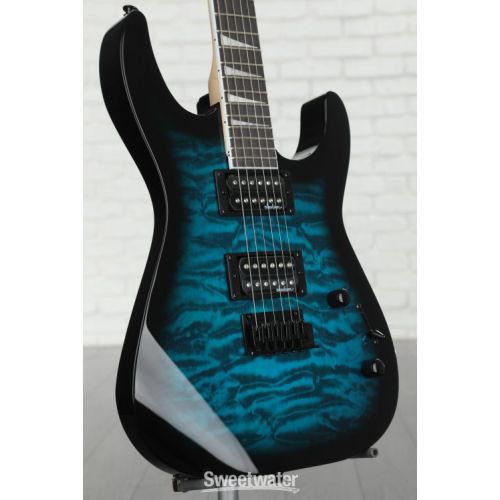  Jackson Dinky JS20 DKQ Electric Guitar - Transparent Blue