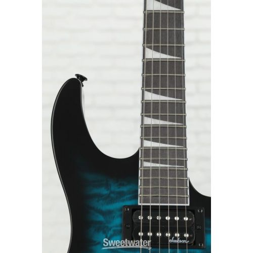  Jackson Dinky JS20 DKQ Electric Guitar - Transparent Blue