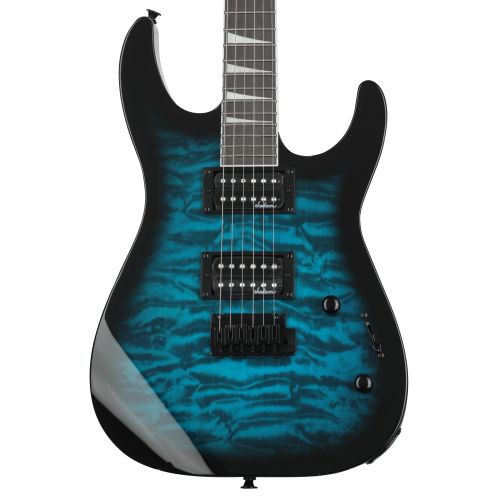  Jackson Dinky JS20 DKQ Electric Guitar - Transparent Blue