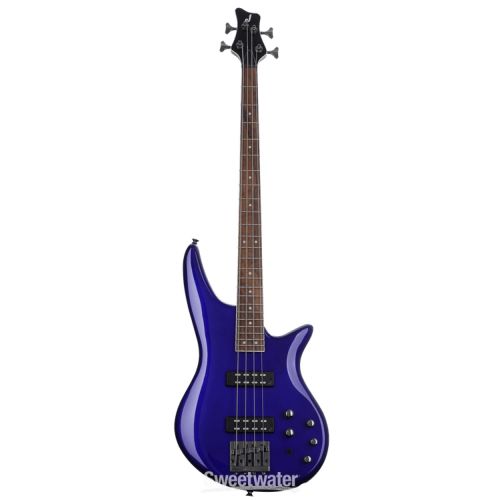  Jackson JS Series Spectra JS3 IV Electric Bass Essentials Bundle - Indigo Blue