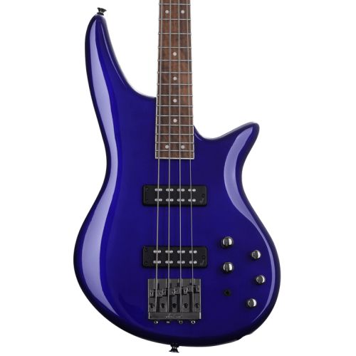  Jackson JS Series Spectra JS3 IV Electric Bass Essentials Bundle - Indigo Blue