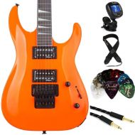 Jackson Dinky Arch Top JS32 DKA Essentials Bundle - Neon Orange