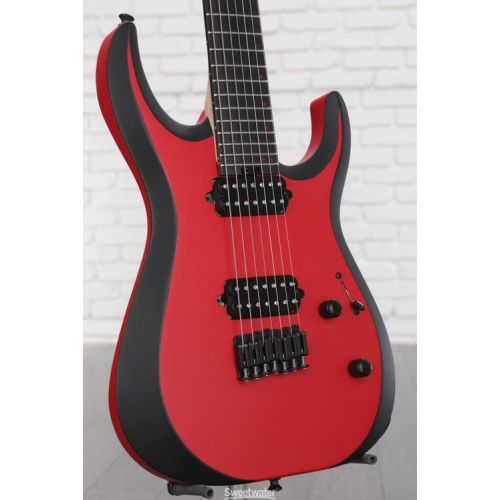  Jackson Pro Plus Series DK Modern MDK7 HT - Red with Black Bevels