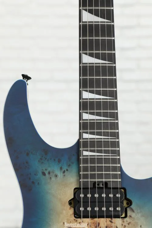  Jackson MJ Series Dinky DKRP Electric Guitar - Transparent Blue Burst