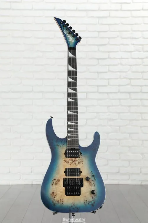  Jackson MJ Series Dinky DKRP Electric Guitar - Transparent Blue Burst