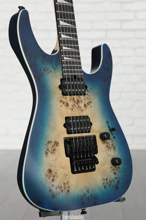  Jackson MJ Series Dinky DKRP Electric Guitar - Transparent Blue Burst