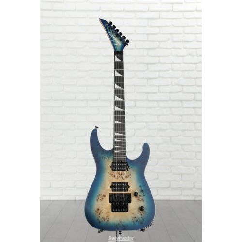  Jackson MJ Series Dinky DKRP Electric Guitar - Transparent Blue Burst